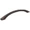 Jeffrey Alexander 160 mm Center-to-Center Brushed Oil Rubbed Bronze Flared Philip Cabinet Pull 767-160DBAC - alternate 1